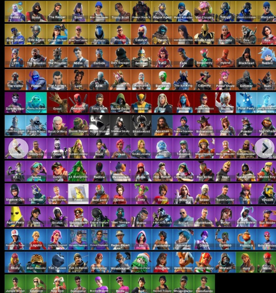 Fortnite OG account| Galaxy💝 Ikonik👺 Travis scott🔪 minty🤎 the reaper🫡 glow🪠