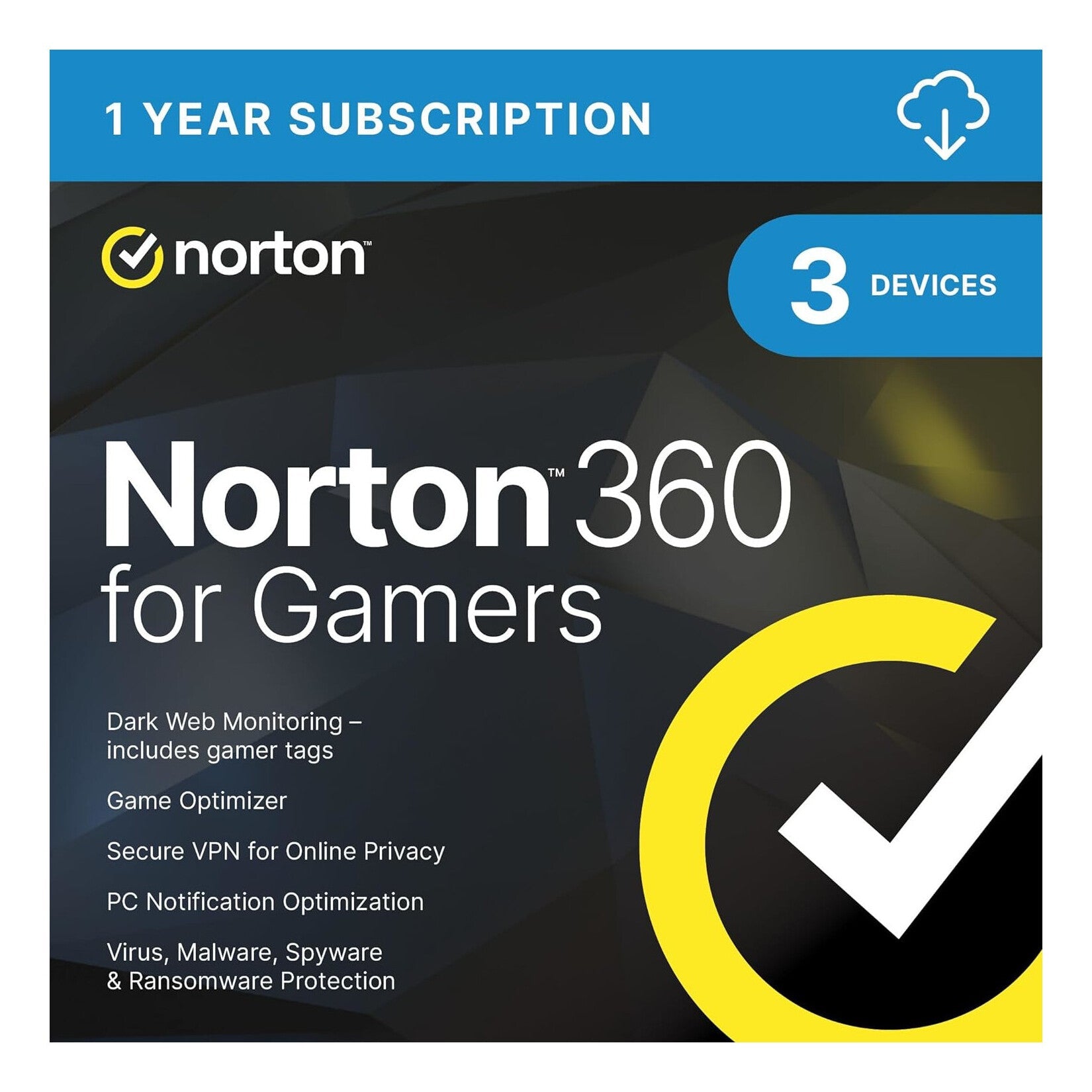 Norten 360 For Gamers One Year SUBCRIPTION