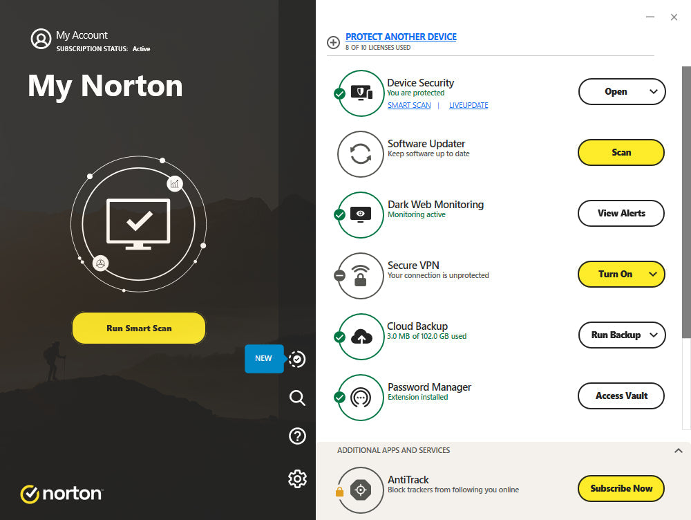 Norten 360 For Gamers One Year SUBCRIPTION